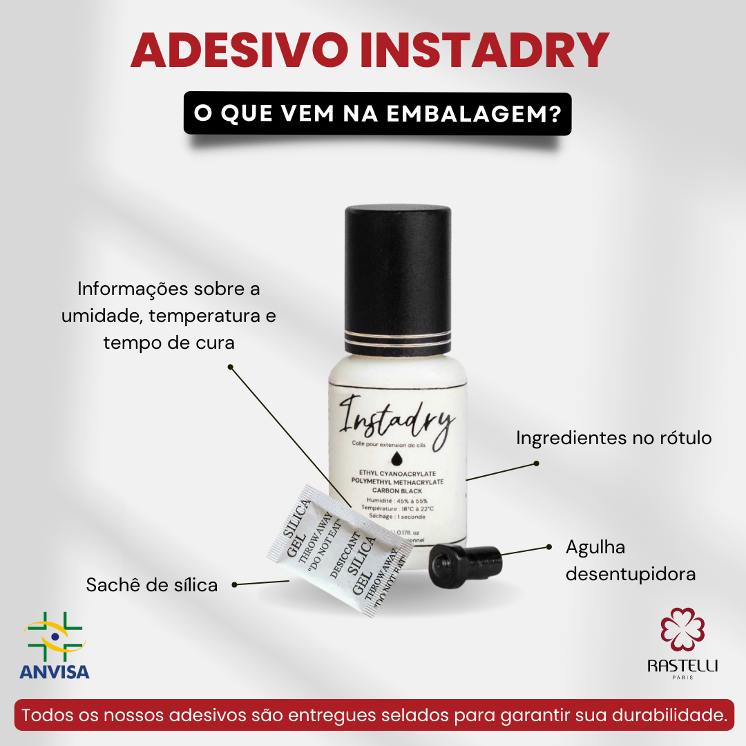 Cola Instadry - 1 segundo